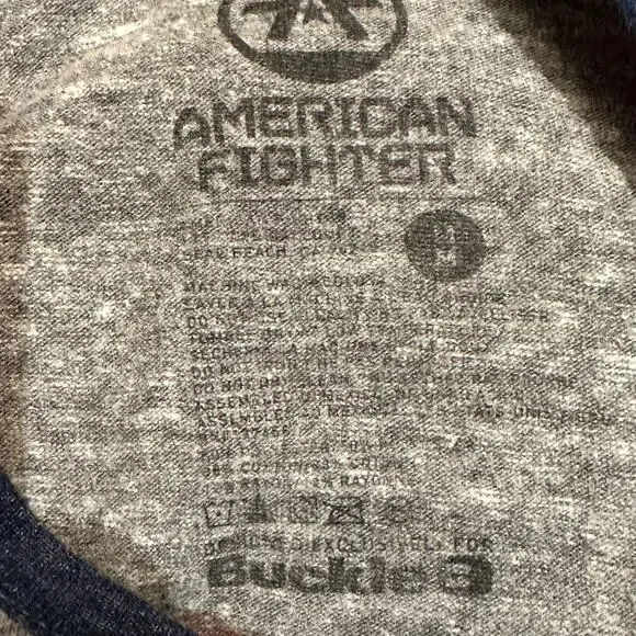 American Fighter By Buckle Mens Medium Long Sleeve Baseball style Shirt - Picture 3 of 3